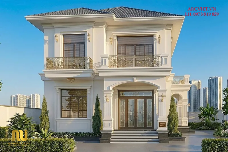 Biệt thự cổ điển mái nhật