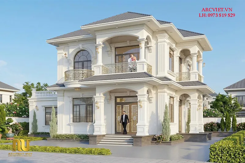 Biệt thự cổ điển mái nhật