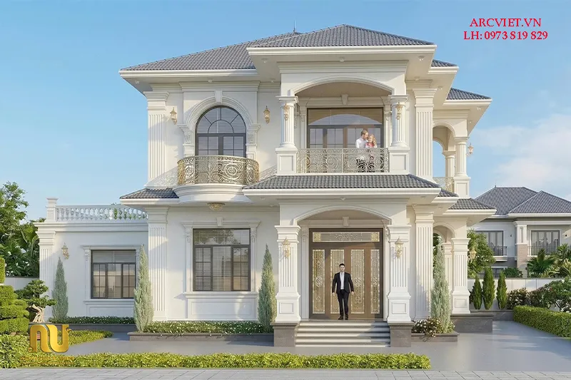 Biệt thự cổ điển mái nhật