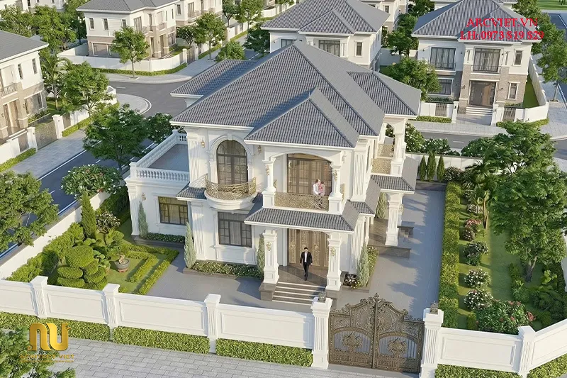 Biệt thự cổ điển mái nhật