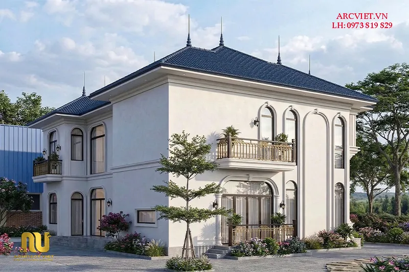 Biệt thự indochine mái nhật