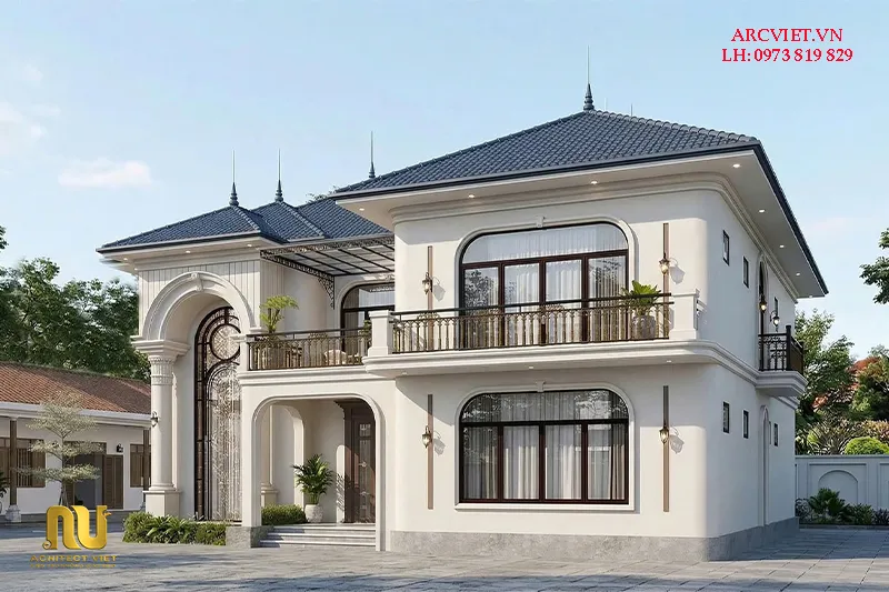 Biệt thự indochine mái nhật