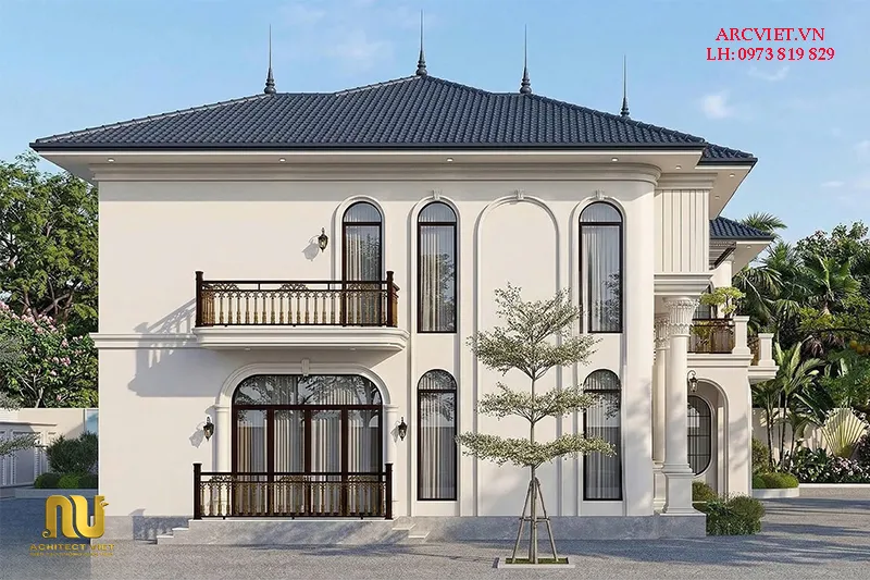 Biệt thự indochine mái nhật