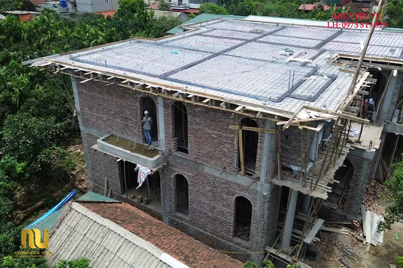 Biệt thự indochine mái nhật