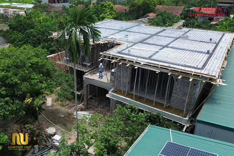 Biệt thự indochine mái nhật