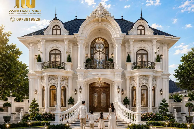 Biệt thự kiểu Pháp cổ điển