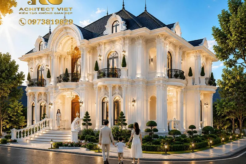 Biệt thự kiểu Pháp cổ điển