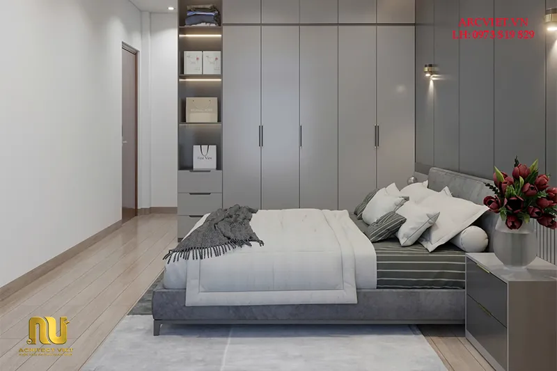 Biệt thự mái bằng ngang 9m