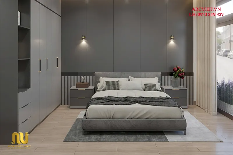 Biệt thự mái bằng ngang 9m
