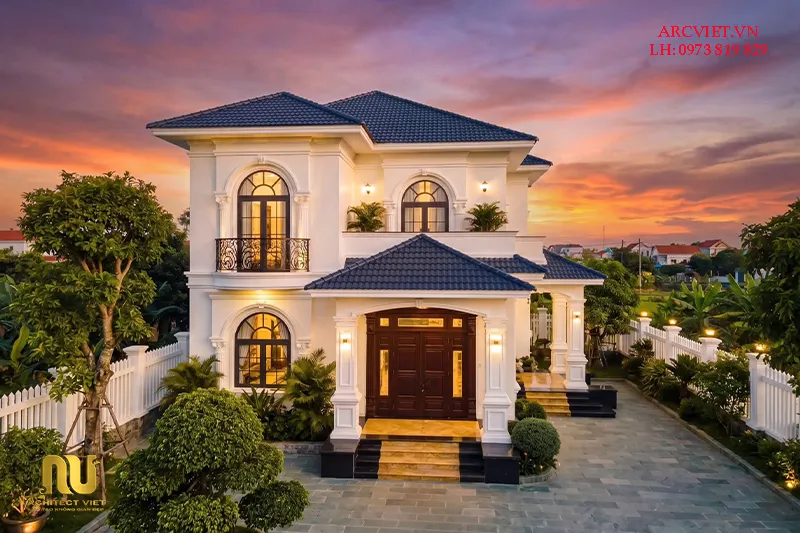 Biệt thự mái nhật mặt tiền 9m
