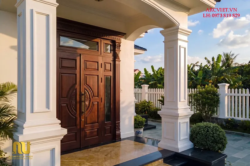 Biệt thự mái nhật mặt tiền 9m