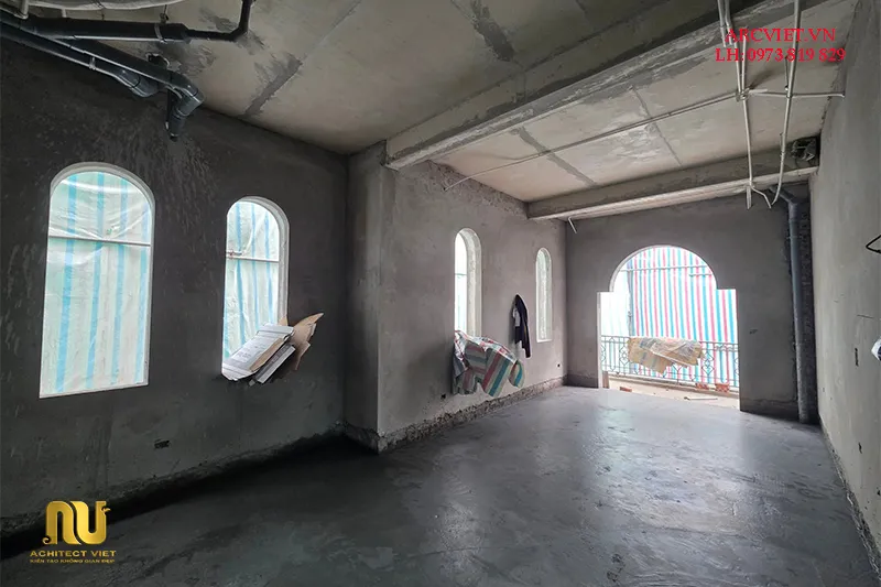 Mẫu nhà mặt tiền 7m 3 tầng
