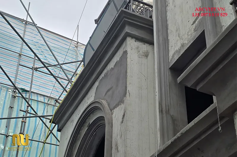 Mẫu nhà mặt tiền 7m 3 tầng