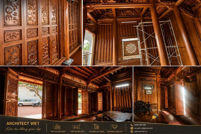 Mẫu nhà thờ 2 tầng kết hợp ở