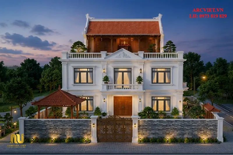 Mẫu nhà thờ kết hợp nhà ở 3 tầng