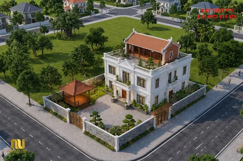 Mẫu nhà thờ kết hợp nhà ở 3 tầng