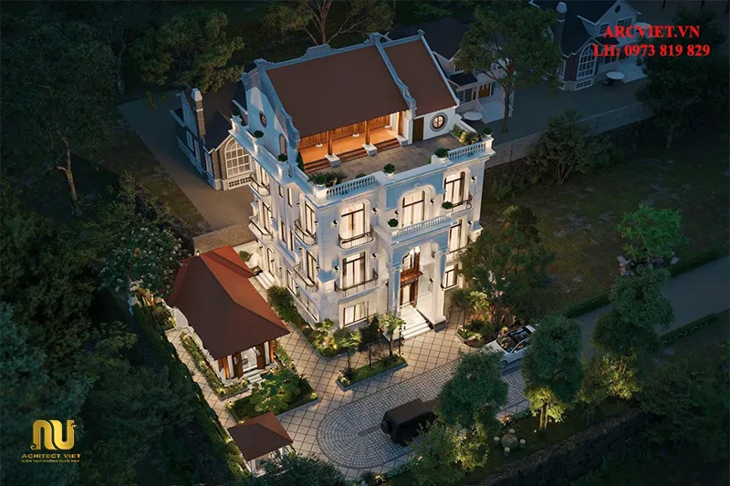 Mẫu nhà vừa thờ vừa ở