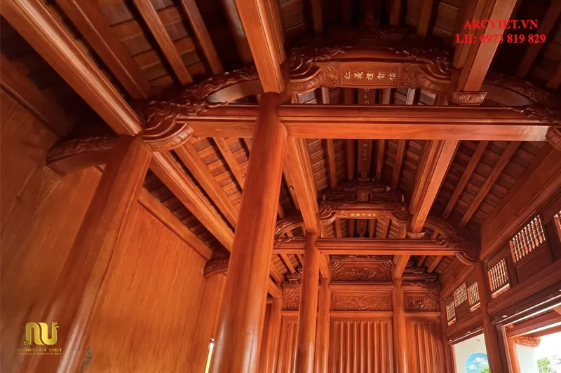 Mẫu nhà vừa thờ vừa ở