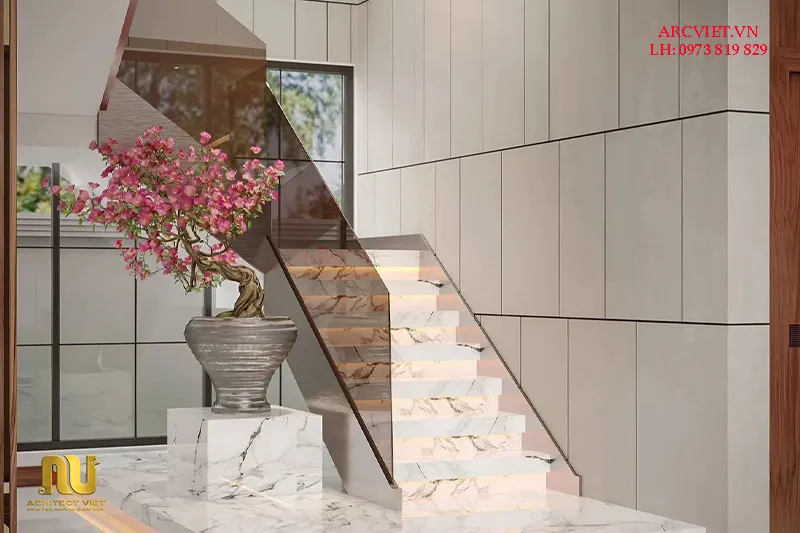 Nhà 2 tầng 10x12m mái nhật