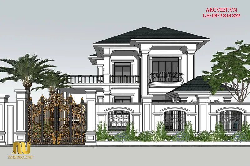 Nhà 9x10m 2 tầng
