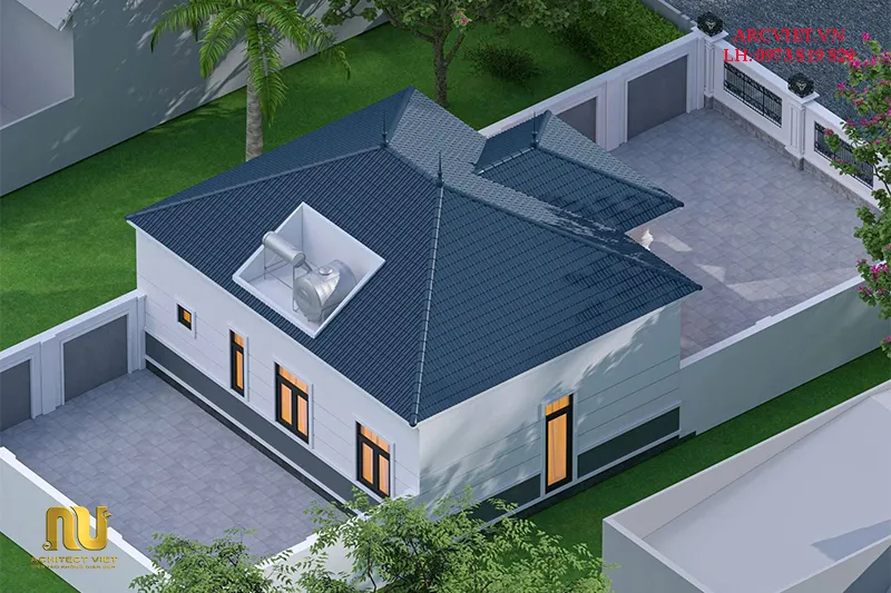 Nhà 9x12m 1 tầng