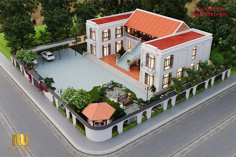 Nhà chữ u hiện đại
