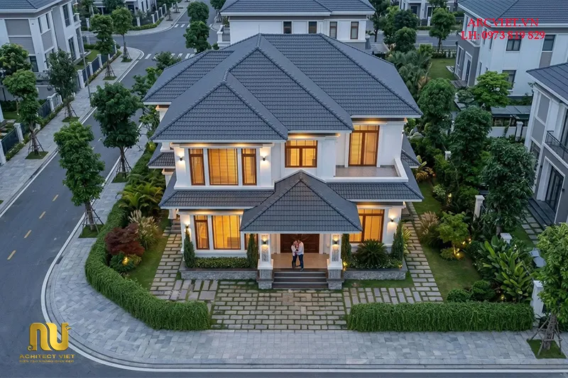 Nhà mặt tiền 9m 2 tầng mái nhật