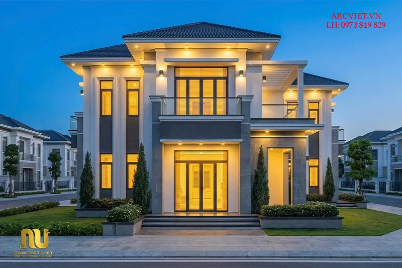 Nhà mặt tiền 9m 2 tầng mái nhật