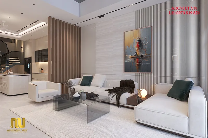 Nhà ống mặt tiền 8m 4 tầng