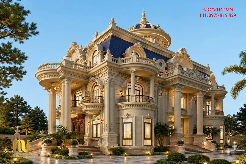 Biệt thự lâu đài pháp 10 tỷ