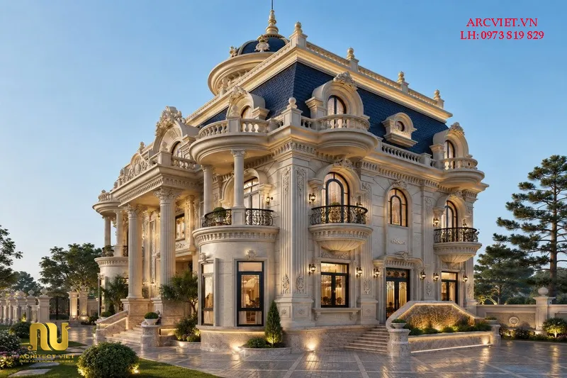 Biệt thự lâu đài pháp 10 tỷ