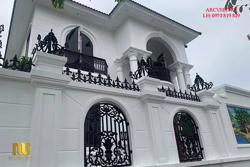 Biệt thự mái nhật mặt tiền 9m