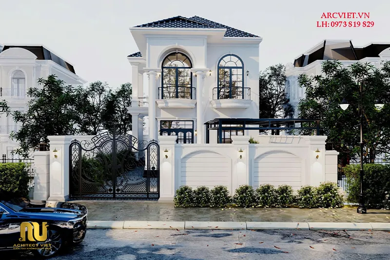 Biệt thự mái nhật mặt tiền 9m