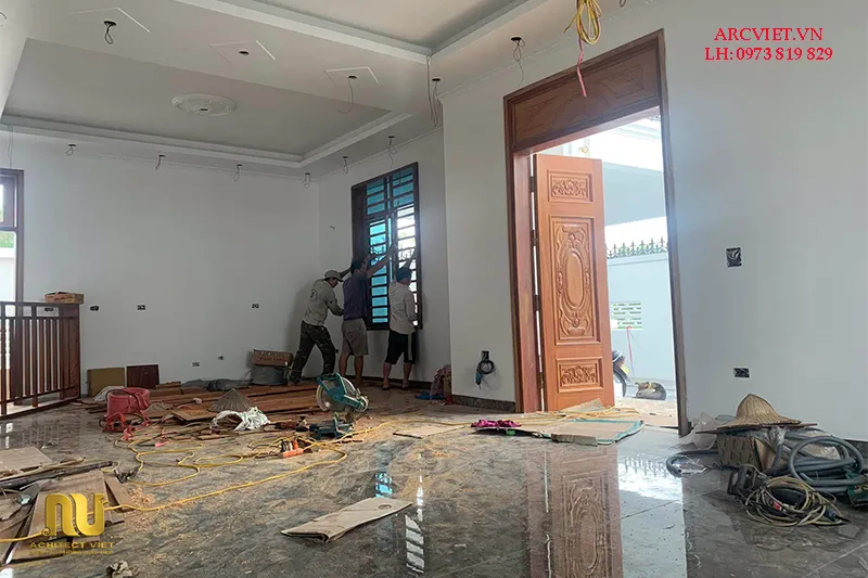 Biệt thự mái nhật mặt tiền 9m
