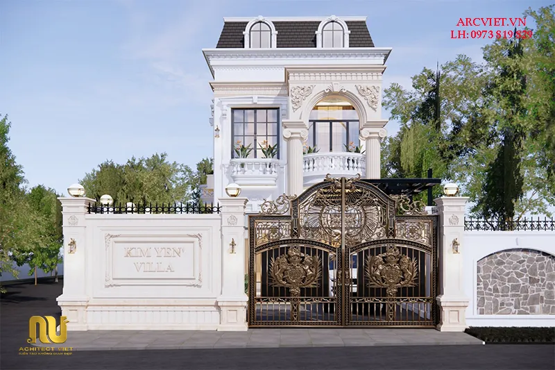 Biệt thự pháp mặt tiền 7m