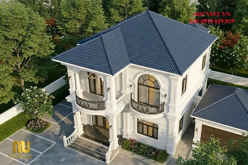 Mẫu biệt thự mái nhật 4 tỷ