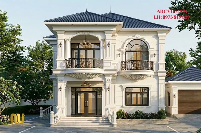 Mẫu biệt thự mái nhật 4 tỷ