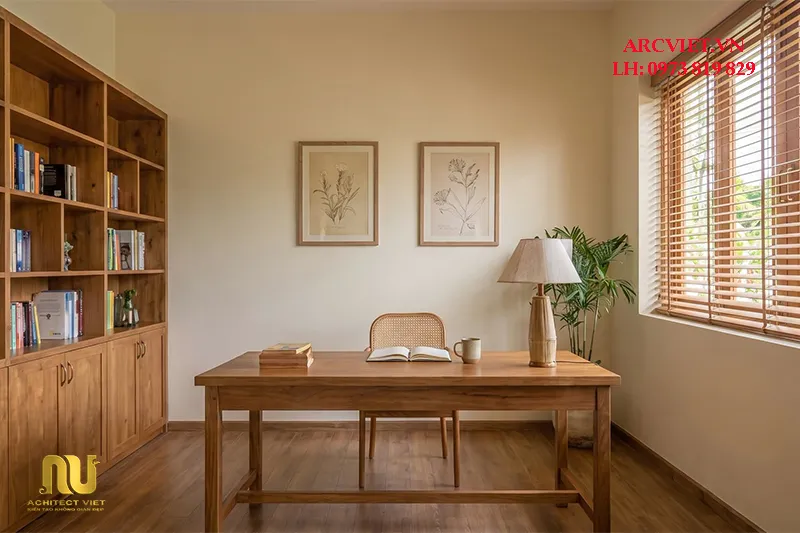 Nhà chữ L 1 tầng 4 phòng ngủ