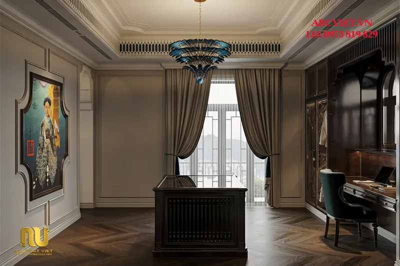 Mẫu nội thất Indochine hiện đại