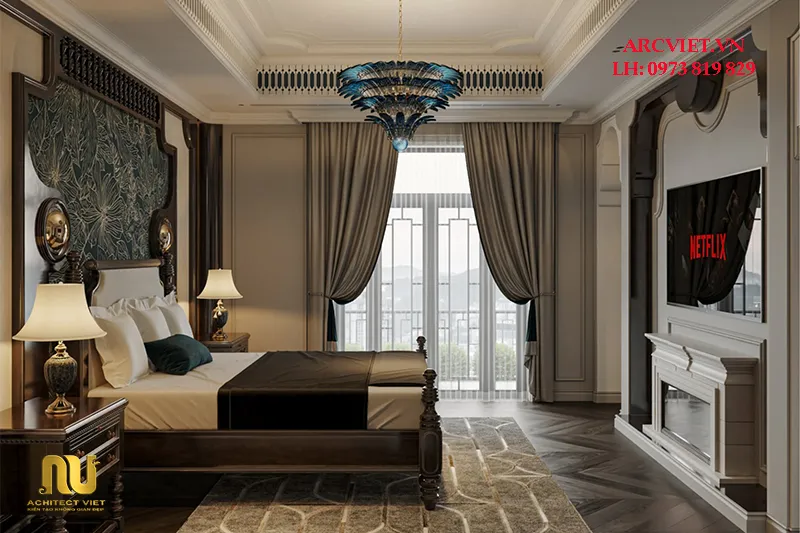 Mẫu nội thất Indochine hiện đại