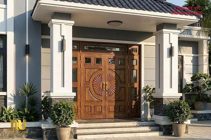 Nhà mái nhật 2 tầng 8x12m