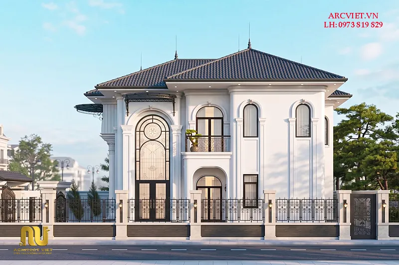 Nhà mặt tiền 8m 2 tầng mái nhật
