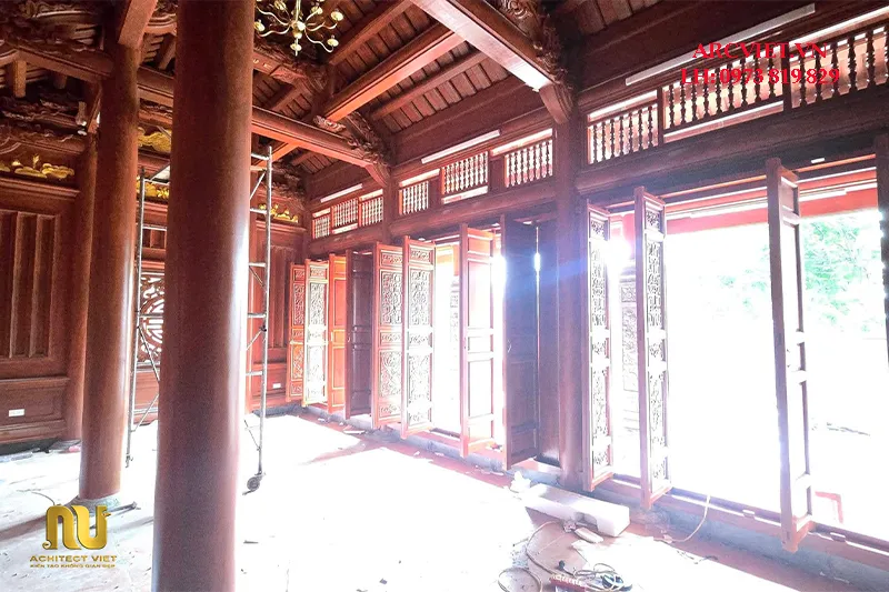 Chi phí xây nhà thờ bê tông giả gỗ