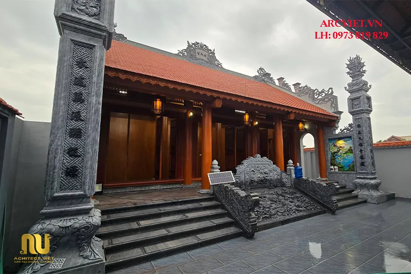 Giá xây nhà thờ bê tông giả gỗ