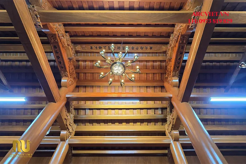 Giá xây nhà thờ bê tông giả gỗ