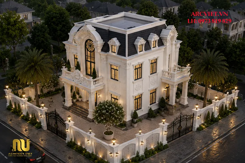 Mẫu nhà 2 tầng 7m x 12m