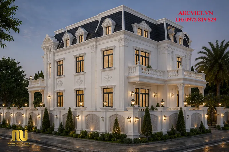Mẫu nhà 2 tầng 7m x 12m