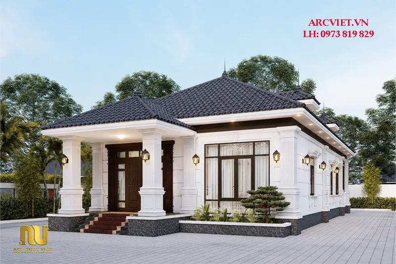 Nhà mái Nhật 1 tầng mặt tiền 9m
