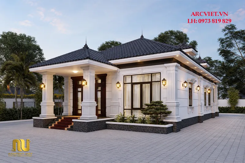 Nhà mái Nhật 1 tầng mặt tiền 9m