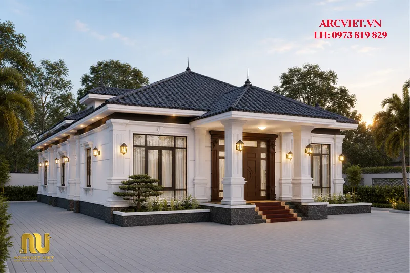 Nhà mái Nhật 1 tầng mặt tiền 9m